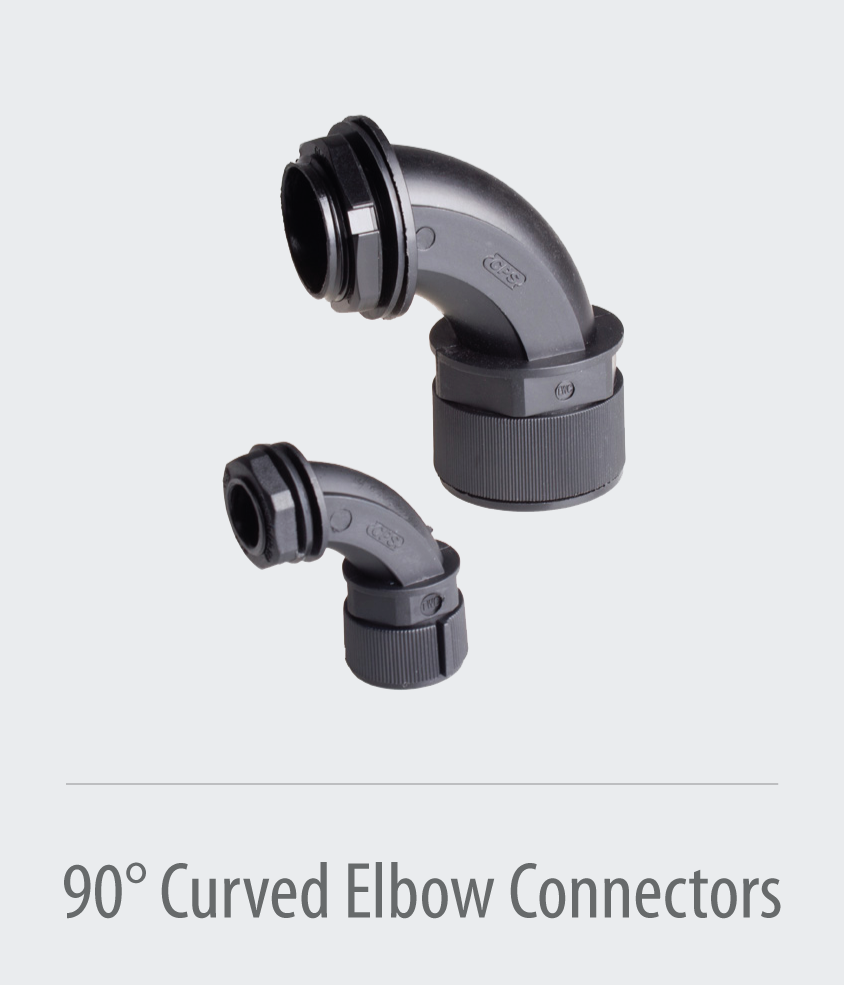 90°-Curved-Elbow-Connectors